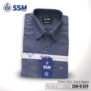 Oxford Shirt Short Sleeve 3XL (Light Gray) SSM-O-P-S-006