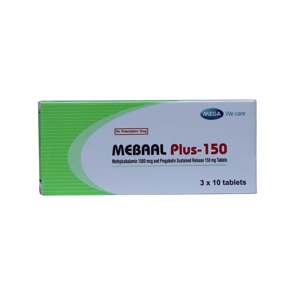 Mebaal Plus-150 Methylcobalamin & Pregabalin 10PCSx3