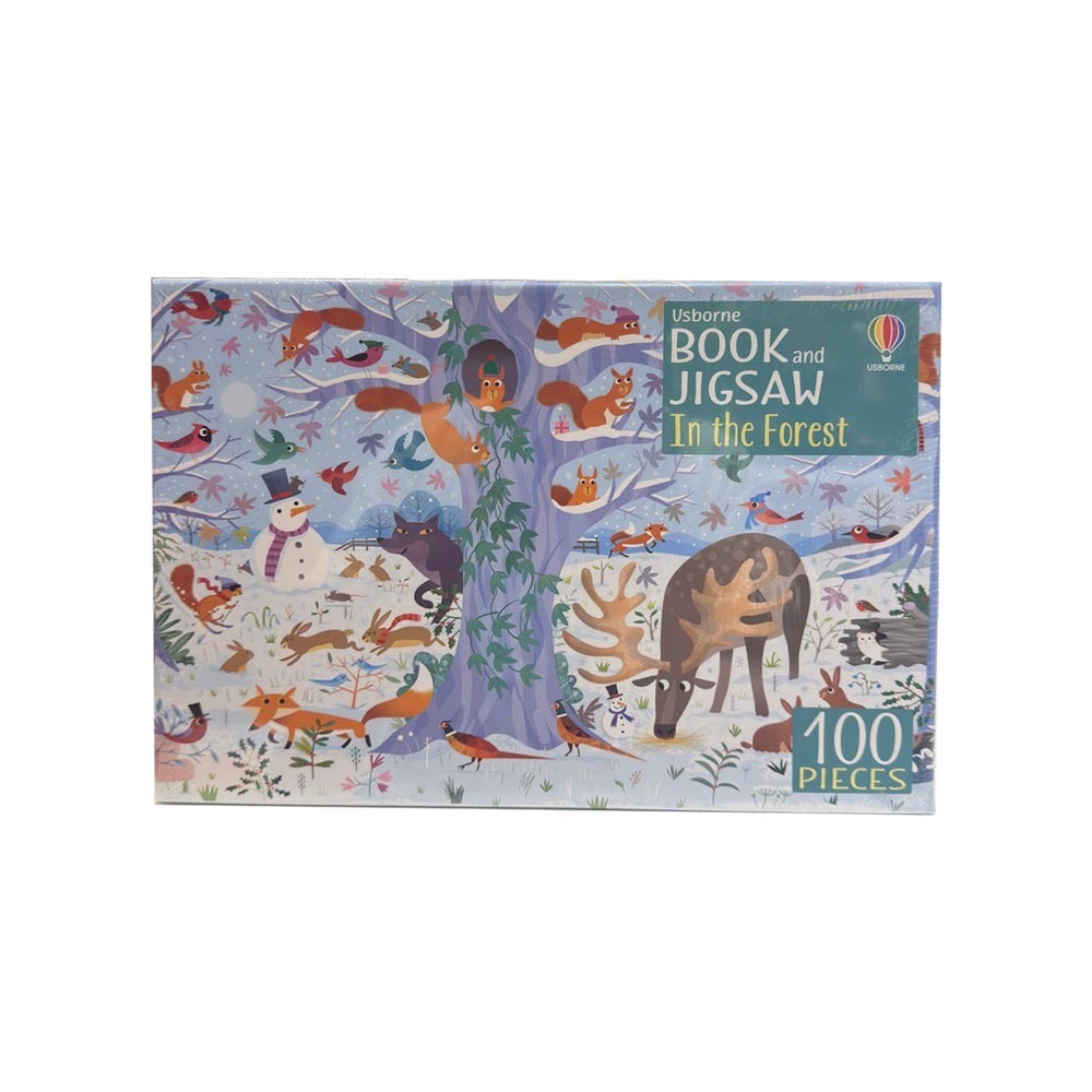 Book & Jigsaw In The Forest 100 Pieces