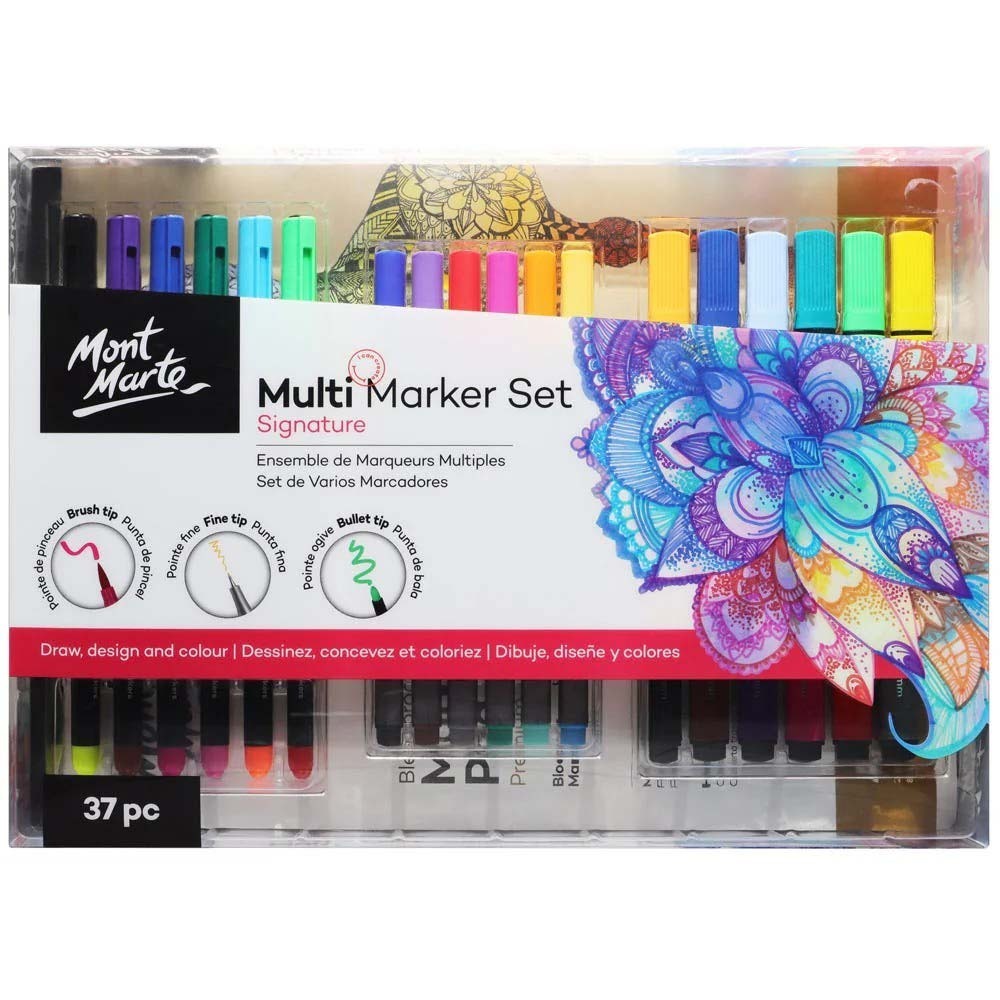 Mont Marte Multi Marker Set 37PCS
