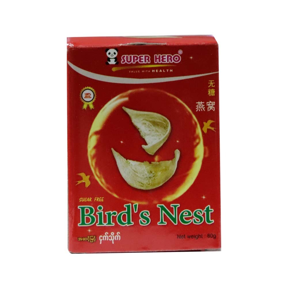 Super Hero Bird's  Nest Sugar Free 80G
