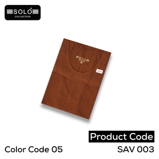 SOLO COLLLECTION Men Plain Vest SAV 003 (Code 08-XL)