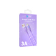 Arrow Show Link Duo Charging Cable Purple 3A CB-116