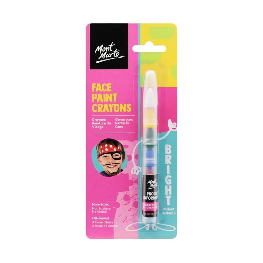 Mont Marte Kids Face Painting Crayons Bright MBRT7004