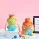 Bear Drinking Bottle With Strap Straw (Random)