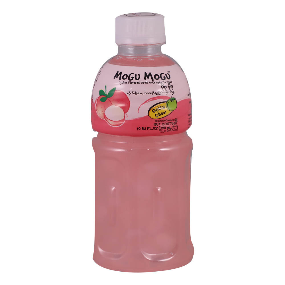 Mogu Mogu Lychee Flavored Jelly Drink With Nata De Coco 320ML