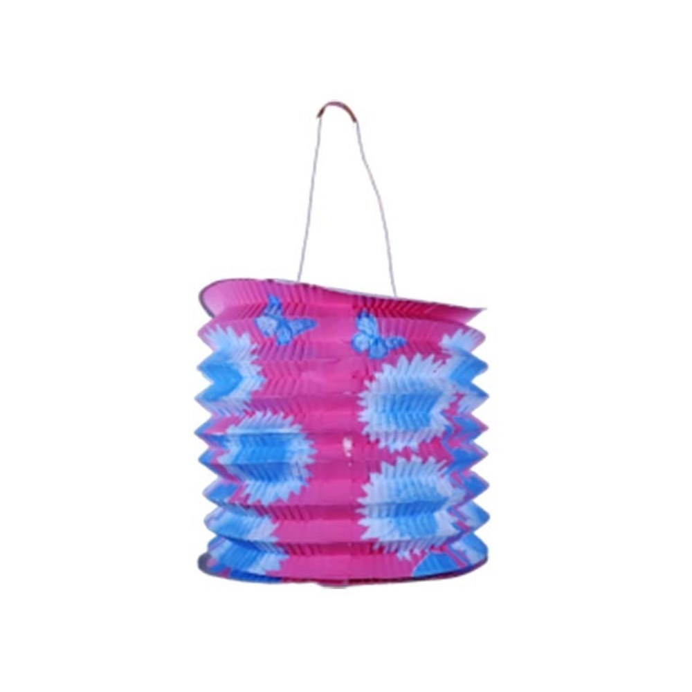 Uncle Gyi Sunflower Cylinder Paper Lantern (Big) 10PCS x 1Pack Pink