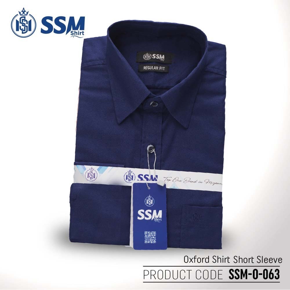 Oxford Shirt Short Sleeve 3XL (Dark Blue) SSM-O-P-S-063