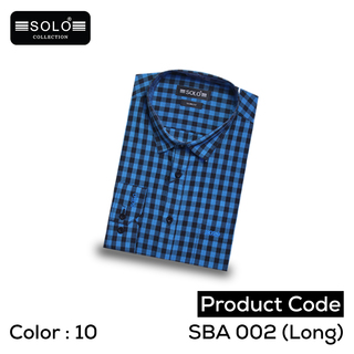 SOLO COLLLECTION SBA 002 (Long) Slim Fit Shirt Large 07