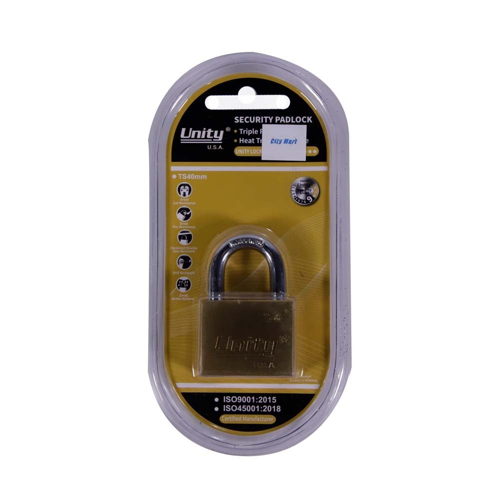 Unity Security Padlock Ts 40mm