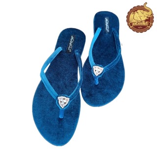 Sin Pauk Women Velvet Slipper (Design-3,No-36) F822