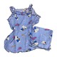 Bambi Women Spant One Set S/S (AA0055) Blue