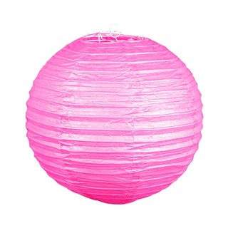 Uncle Gyi Uncle Gyi Round Paper Lantern (Plain) 30cm Purple