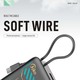 Konfulon J-28 (10000mAh Fast Charging 22.5W Built-in Cable Power Bank) + Lightning Cable Black