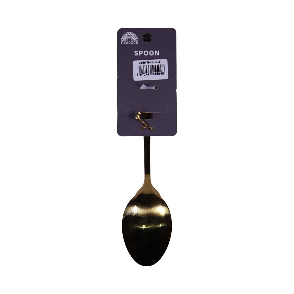 Peacock Golden Table Spoon & Fork G-1011