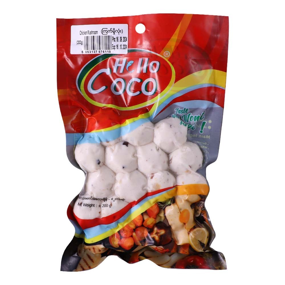 Hello Coco Chicken Mushroom Ball 230G