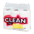 Clean Bathroom Tissue Core 3Ply 6Rolls