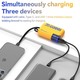 Konfulon A48Q (10000mAh Fast Charging 22.5W Built-in Cable Power Bank) + Lightning Cable Yellow
