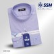 Mandarin Collar Shirt Long Sleeve 2XL (Purplish Blue) SSM-O-P-S-060