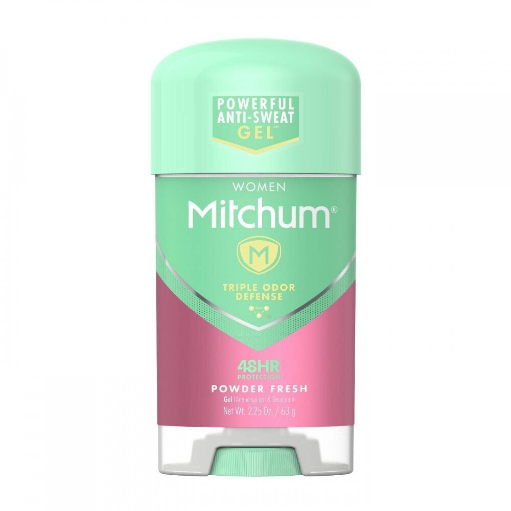 Revlon Mitchum Women Powerful Anti-Sweat Powder Fresh Deodorant Gel 63G