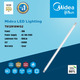 Midea LED T8 Fixture FIT812R18W02 (4ft) ,6500K
