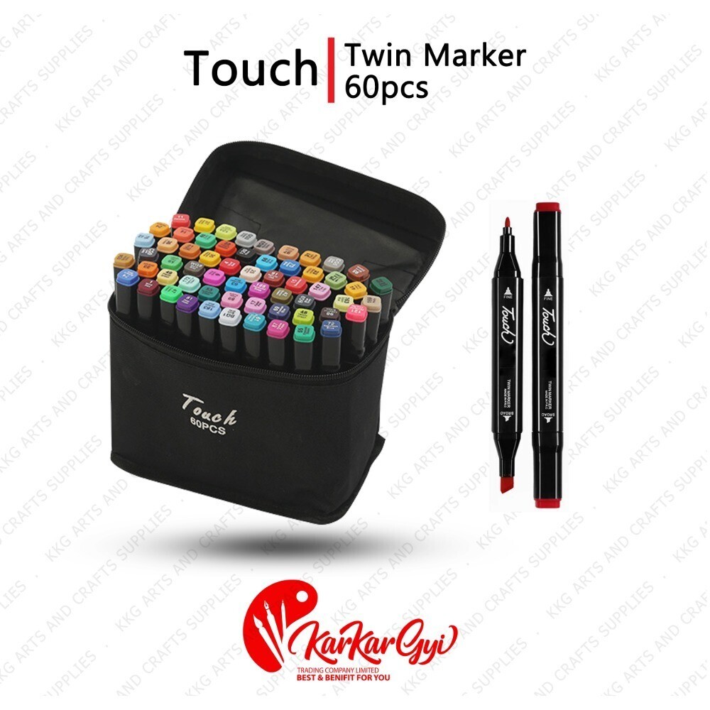 Touch Twin Art Marker Pen Set 60PCS