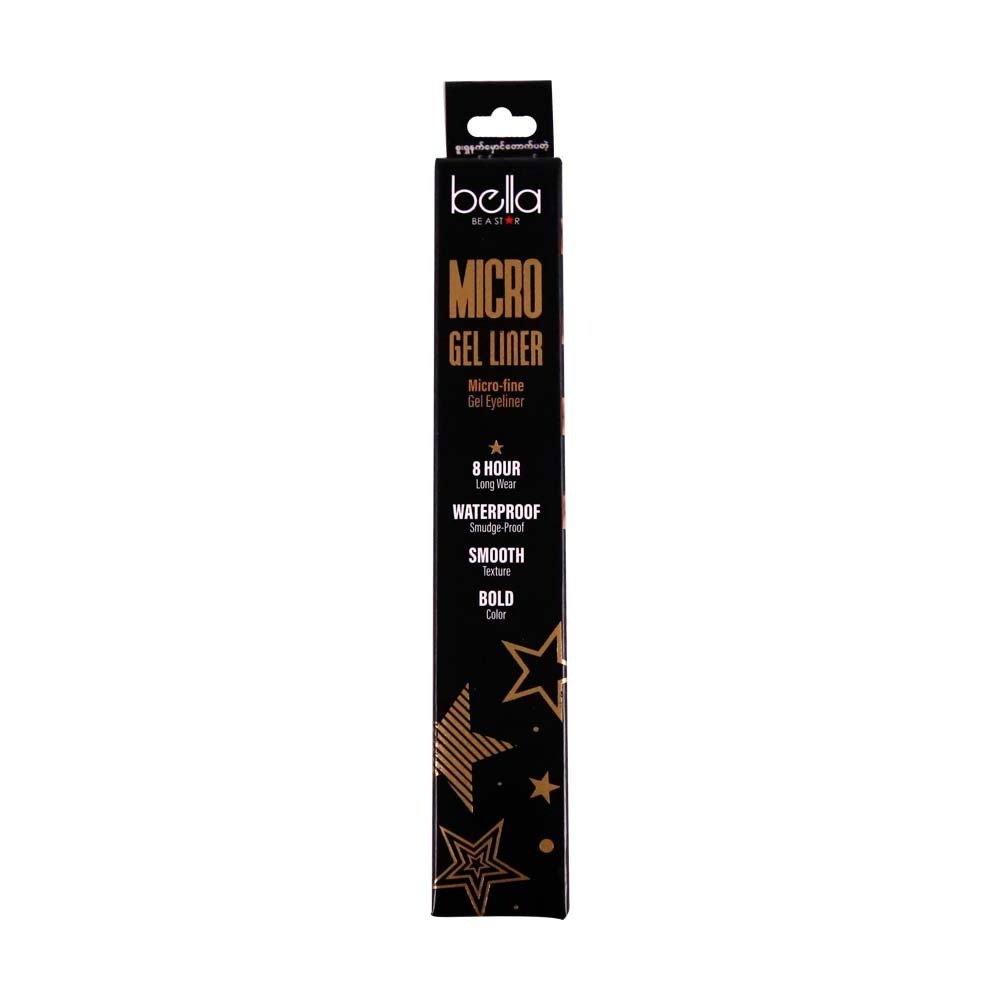Bella Micro Gel Eye Liner Jet Black 0.25G