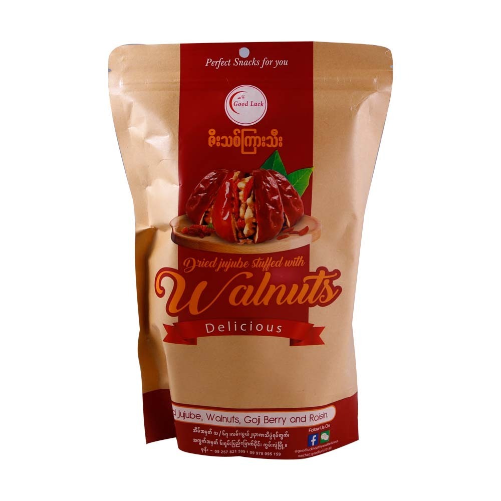 Good Luck Dried Jujube Stuffed With  Walnuts 200G