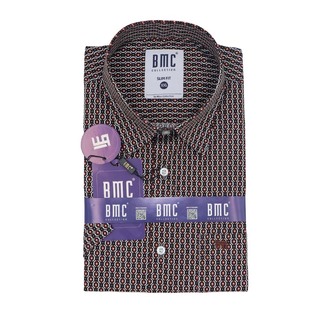 BMC Men Slimfit Shirt Short Sleeve 2330070 Red XL