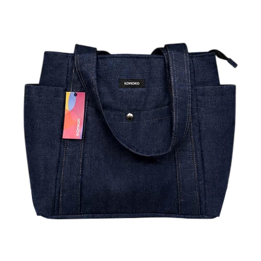 Konoko Canvas Tote Bag Large (Jean)