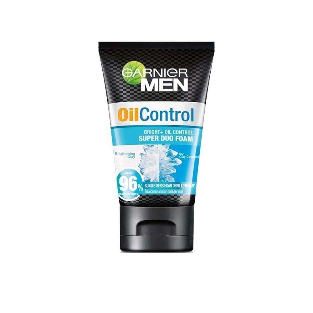 Garnier Men Oil Control Super Duo Facial Foam 100ML