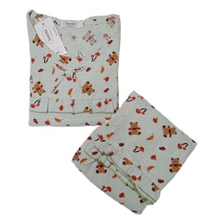 Bambi Women Cotton One Set Nightwear Brown AA0041 XL