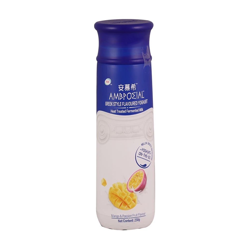 Ambrosial Greek Style Mango & Passion Yogurt Drink 230G