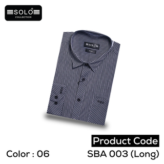 SOLO COLLLECTION SBA 003 (Long) Slim Fit Shirt Extra Large 10