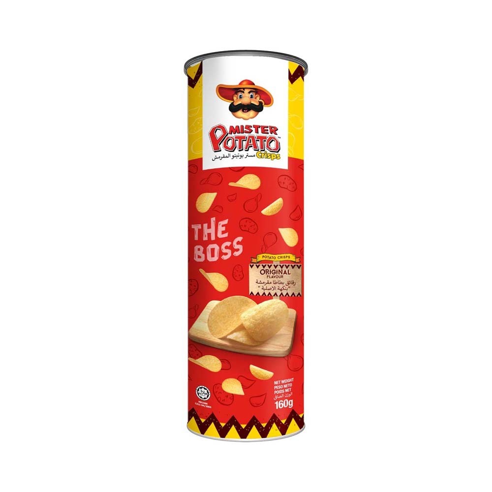 Mister Potato Crisps Original 160G