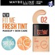 Maybelline Fit Me Fresh Tint Vitamin C+ SPF  50 PA+++ 30ML 02