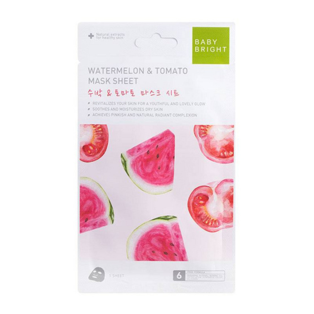 Baby Bright Watermelon & Tomato Face Mask 20G
