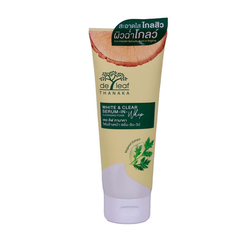 Deleaf Cleansing Foam Thanaka 100G