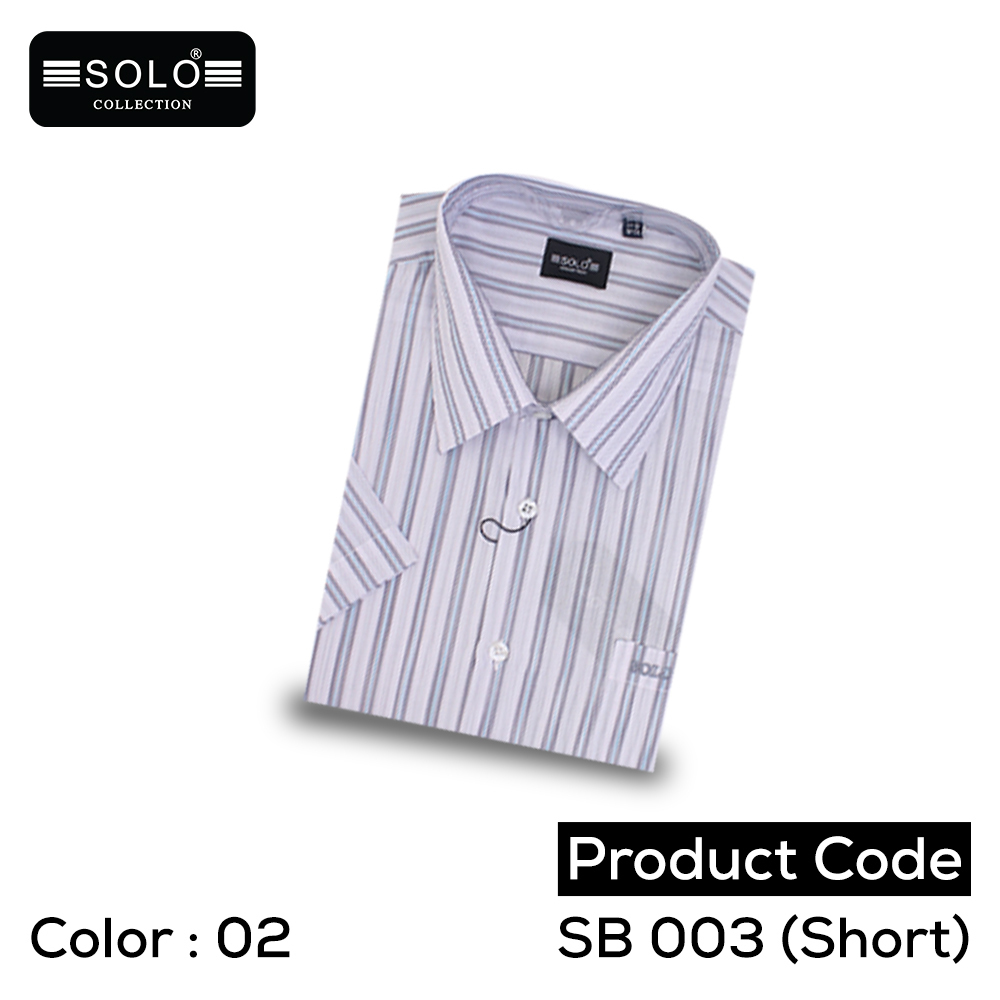SOLO COLLLECTION SB 003 (Short) Regular Shirt Large 02