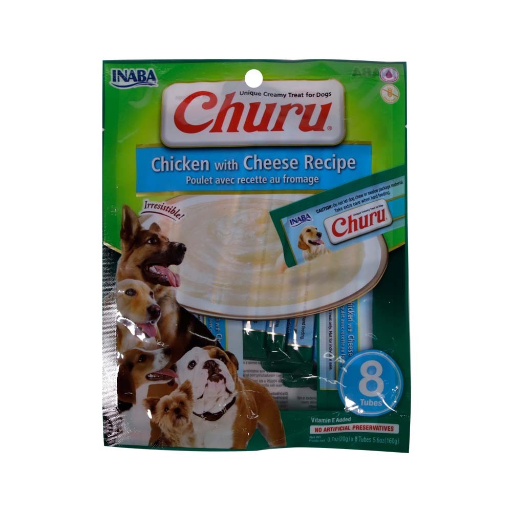 Inaba Churu Creamy Treat Chicken With Cheese 8PCS