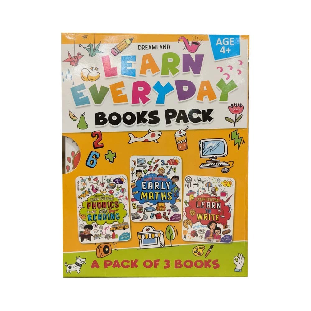 Learn Everyday 4+ 3Books Pack