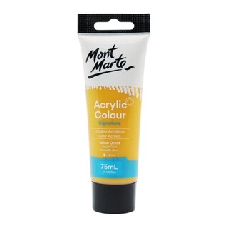Mont Marte Studio Acrylic Colour Paint 75ML Rose Madder