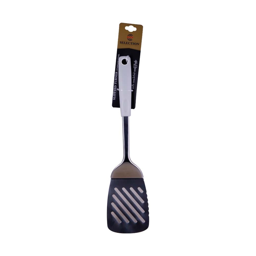 City Selection S/S Slotted Turner B0013(Lightgray)