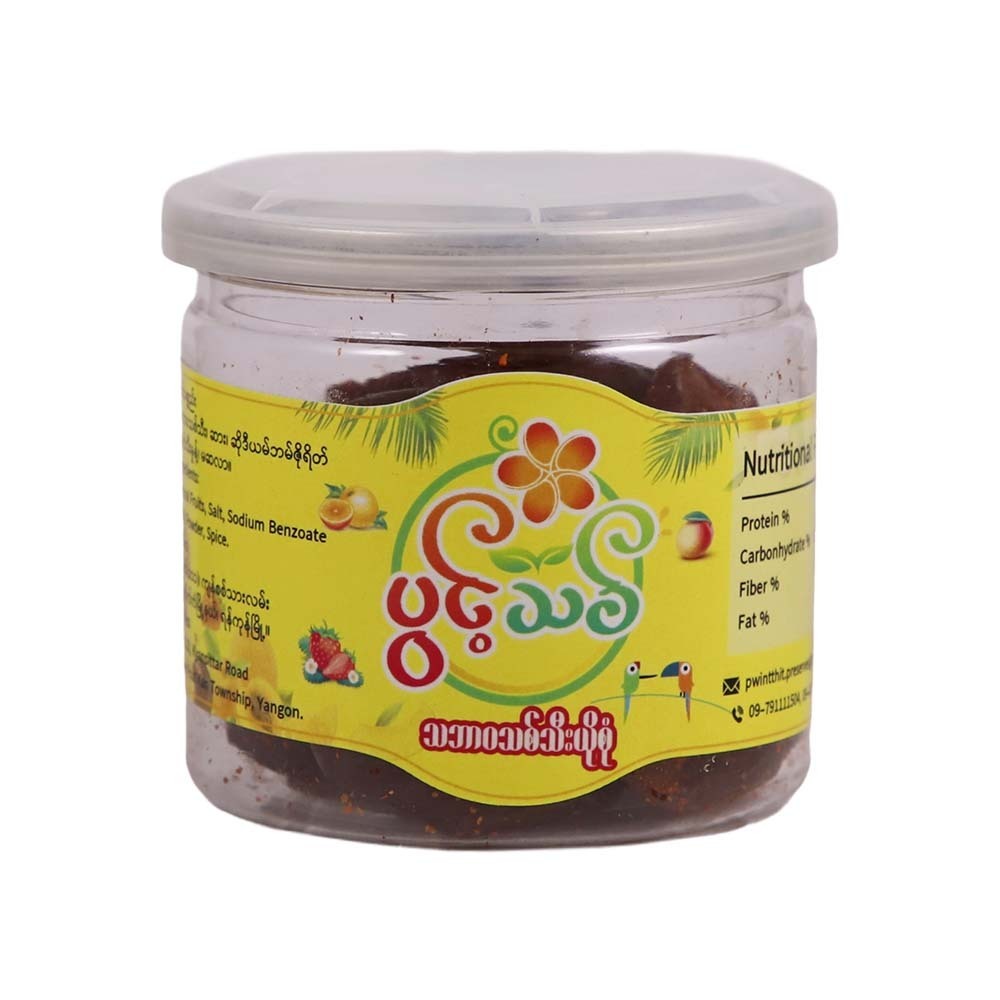 Pwint Thit Preserved Fruits Marian Spicy (Premium) - မရမ်းစပ် 170G