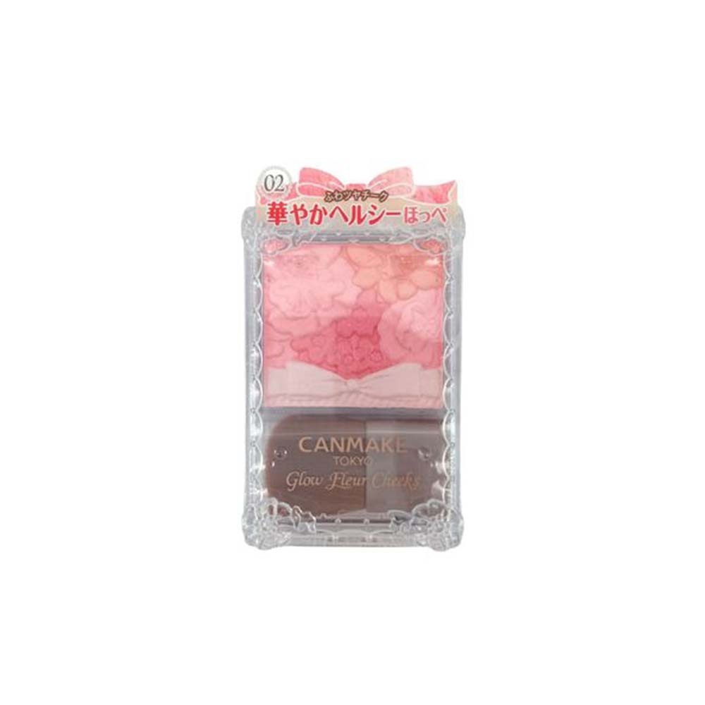 Canmake Glow Fleur Cheek (02) Apricot Fleur