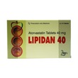 Lipidan 40 Atorvastatin Tablets 40Mg 10PCS x 3
