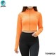 The Ori Women Long Sleeve Top TOHM014 Orange Small