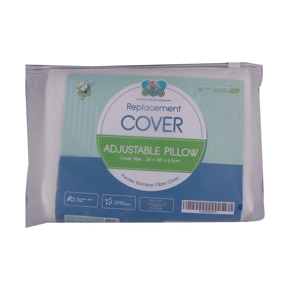 Oaao Bamboo Adjustable Pillow Cover 26X40X6.5CM