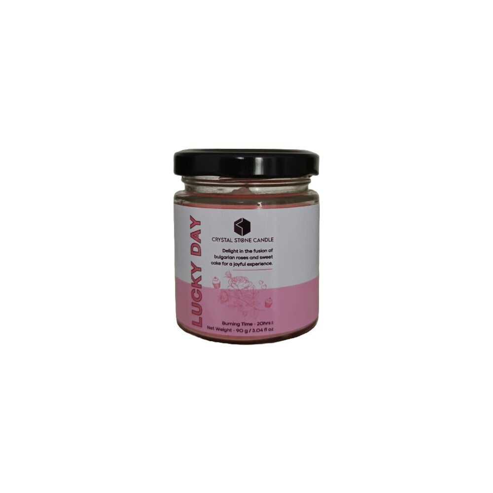 Crystal Stone Lucky Day Candle 90G (Mini)