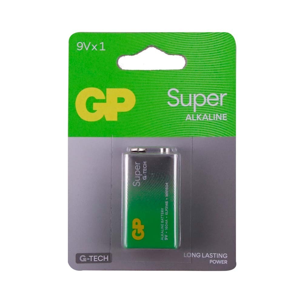 GP Super Alkaline Battery 9V GP1604AETA21-5GSBC1